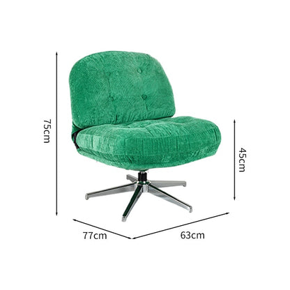 フィット感　柔らか　折りたたみ可能　コーデュロイ生地　保温性　肘掛なし　回転可能　五本脚ベース　安定性　チェア　ふっくら　上質　快適　YZ-K010