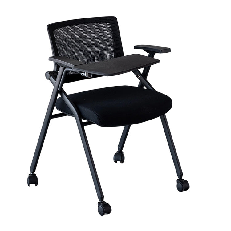 人間工学　シートテーブル付き　アームレスト　チェア　オフィスチェア　メッシュ　安定性　キャスター　快適　機能的　ブラック　BGY-C061