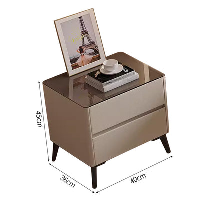 ベッド　キング　サイズ　二人用　隠れ脚　デザイン性　レザー　摩擦に強い　毛玉防止　ヘッドボード　金属脚フレーム　サイドテーブル　実用　柔らか　簡素　心地よい　BED-C021