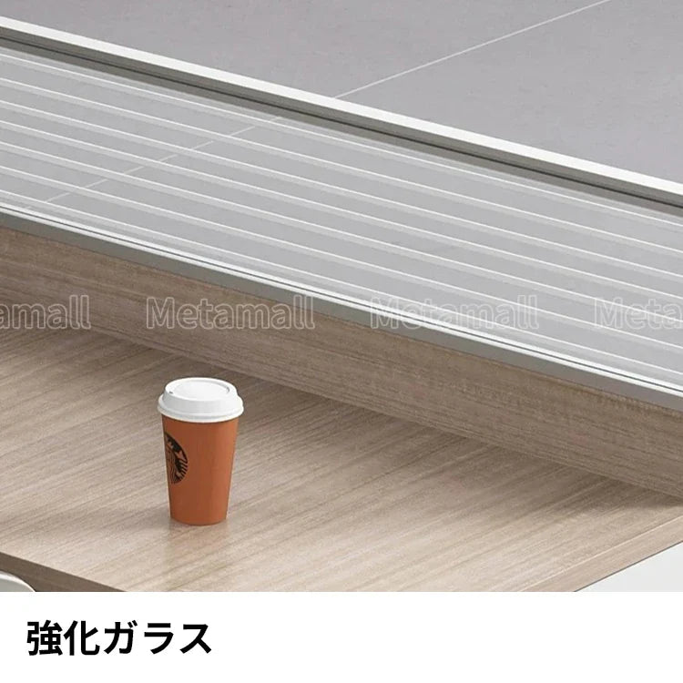 連結型対向型ワークデスク　事務机　オフィス用　多機能　デスクパーテーション　プライバシー保護　大容量収納　オフィス収納　書類整理　整理整頓　頑丈設計　高耐久　エコ素材　カスタマイズ可能 　BGZ-M095