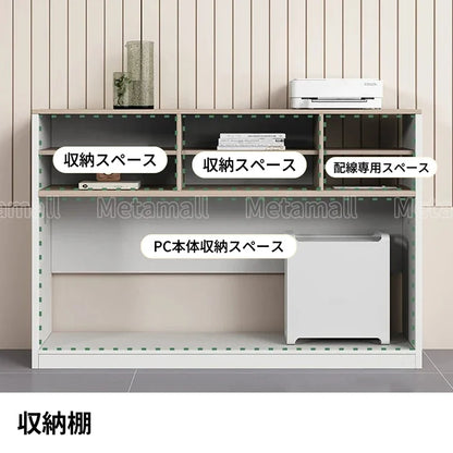 連結型対向型ワークデスク　事務机　オフィス用　多機能　デスクパーテーション　プライバシー保護　大容量収納　オフィス収納　書類整理　整理整頓　頑丈設計　高耐久　エコ素材　カスタマイズ可能 　BGZ-M095