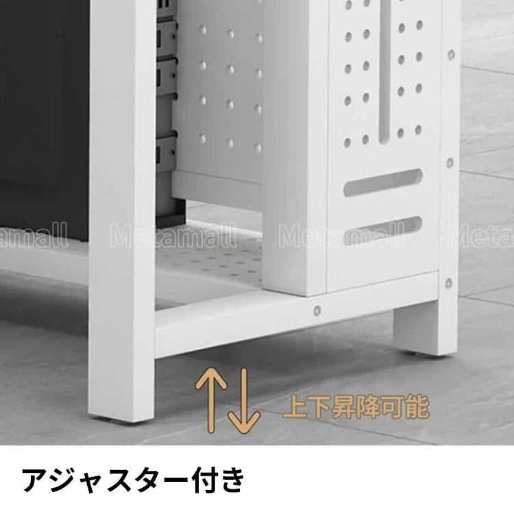 パソコンデスク　作業机　ワークデスク　シンプル　木目調　省スペース設計　広々天板　エコ素材天板　耐水加工　防汚仕上げ　高耐久　二段収納　CPU　収納　高さ調節　静音　カスタマイズ可能　BGZ-M098