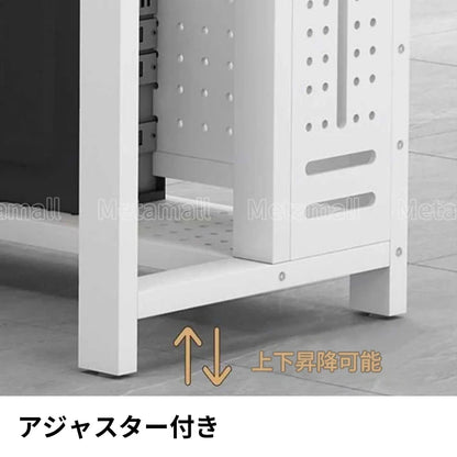 パソコンデスク　作業机　ワークデスク　シンプル　木目調　省スペース設計　広々天板　エコ素材天板　耐水加工　防汚仕上げ　高耐久　二段収納　CPU　収納　高さ調節　静音　カスタマイズ可能　BGZ-M098