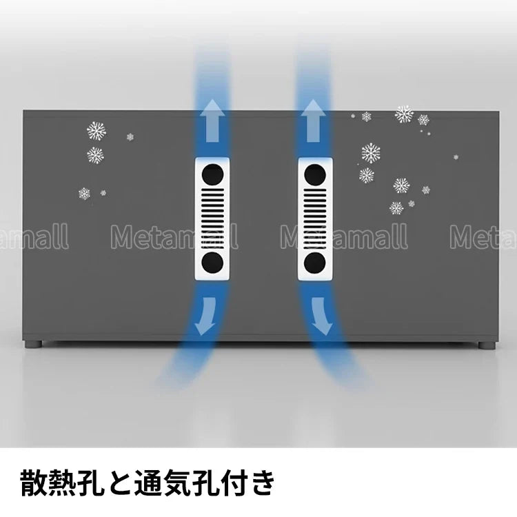 オフィスデスク　ワークデスク　パソコンデスク　事務机　サイドキャビネット付き　防錆加工　散熱孔付き　通気孔　シンプル　ホワイト　グレー　カスタマイズ可能　BGZ-M081