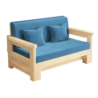 木製ソファベッド　伸長式ベッド　すのこベッド　ソファベット　パイン材　コンパクト　省スペース　一人掛け　二人掛け　ナチュラル　カスタマイズ可能　chickagu