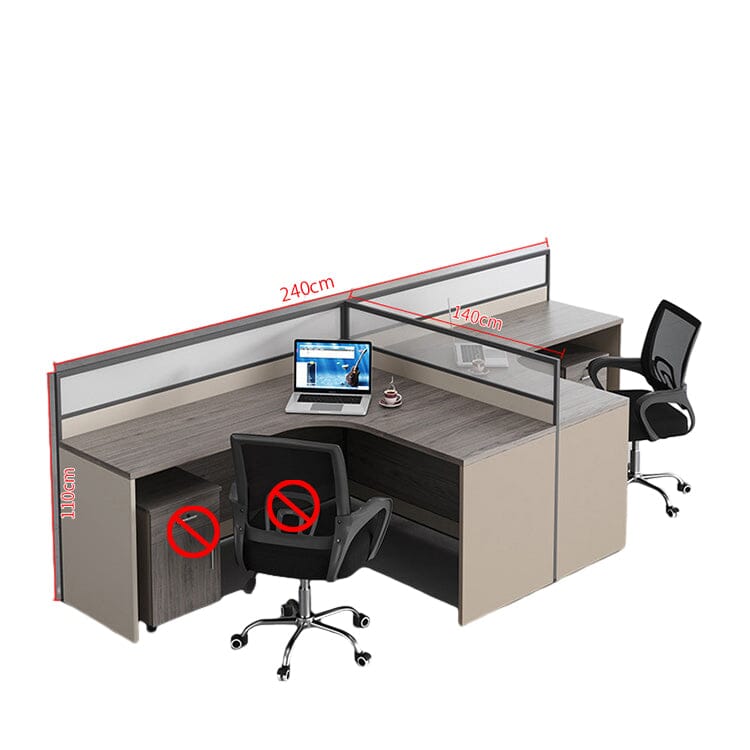 オフィスデスク　事務机　ワークデスク　Ｌ型デスク　サイドワゴン　組み合わせ自由　カスタマイズ可能引き出し　木目調　モダン　カスタマイズ可能　 BGZ-C040